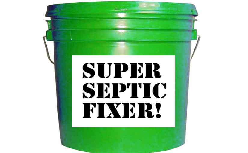 Typical septic treatment